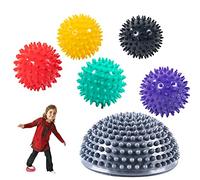 Lumanby Paquete de 6 bolas de masaje para aliviar el dolor de los hombros, músculos de los pies, yoga de punto de activación, tejido profundo (conjunto-1)
