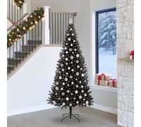 Lumanois Árbol de Navidad con 300 LED con Soporte Negro 240 cm PVC,Casa y jardín,Decoración,Decoraciones estacionales,Arboles de Navidad,7.13kg-3396498