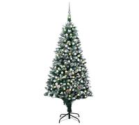 Lumanois Árbol de Navidad Helado con Leds, Bolas y piñas 210 cm,Casa y jardín,Decoración,Decoraciones estacionales,Arboles de Navidad,10.86kg-3077704