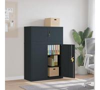 Lumanois Armario archivador de Acero Gris Antracita 90x40x130 cm,Mobiliario,Armarios y Almacenamiento,Taquillas de Almacenamiento,39kg-3188329