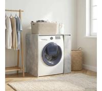 Lumanois Armario para Lavadora con Puerta Hormigón 87 x 60 x 89 cm,Mobiliario,Armarios y Almacenamiento,27.14kg-8006803