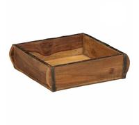 Lumanois Bandeja 4 pcs Marrón 29 x 31 x 10 cm Madera sólida recuperada,Casa y jardín,Productos del hogar,Organización y Almacenamiento,Bolsas para almacenaje,7.85kg-4019616