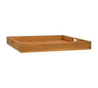 Lumanois Bandeja de Madera de Teca Maciza 60x60 cm, Casa y jardín Cocina y Comedor Utensilios de Mesa Utensilios de Servir Fuentes para Servir, Marrón, 5kg