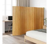 Lumanois Biombo Divisor de bambú Color Natural Ancho 600 cm Alto 165 cm,Mobiliario,Divisores de ambientes,15.7kg-377005