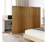 Lumanois Biombo Divisor de bambú marrón Ancho 250 cm Alto 165 cm, Mobiliario Divisores de ambientes, Marrón, 6kg