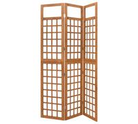 Lumanois Biombo/Enrejado de 3 Paneles Madera Maciza Abeto 121x180,5 cm,Mobiliario,Divisores de ambientes,6.38kg-316478