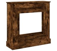 Lumanois Borde de Chimenea Madera ingeniería Roble Ahumado 90x30x90 cm,Casa y jardín,Accesorios para hornos de leña y chimeneas,20.5kg-854593