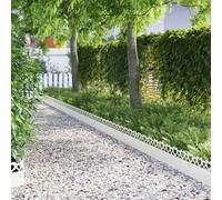 Lumanois Borduras para césped 10 pcs 103 x 0,05 x 22 cm Acero,Bricolaje,Vallas de jardín,Ribetes y Bordes para jardín,8.77kg-874831