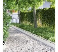 Lumanois Borduras para césped 20 pcs 103 x 0,05 x 22 cm Acero,Bricolaje,Vallas de jardín,Ribetes y Bordes para jardín,16.8kg-874811