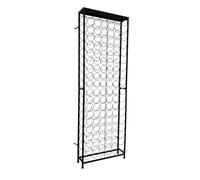 Lumanois Botellero de Metal para 108 Botellas, Mobiliario Armarios y Almacenamiento Botelleros, Negro, 11kg