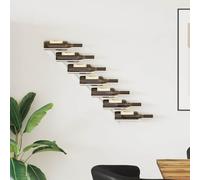 Lumanois Botellero de Pared para 7 Botellas de Metal,Mobiliario,Armarios y Almacenamiento,Botelleros,2.42kg-340896