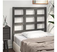 Lumanois Cabecero de Cama Madera Maciza de Pino Gris 105,5x4x100 cm,Mobiliario,Cabeceros y pies de Cama,3.99kg-817877