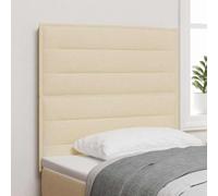 Lumanois Cabecero LED con Tiras LED con cabecera Crema 100 cm Tela,Mobiliario,Cabeceros y pies de Cama,12.08kg-3338284