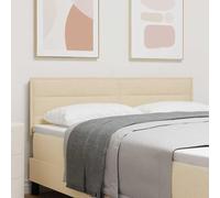 Lumanois Cabecero LED con Tiras LED con cabecera Crema 144 cm Tela,Mobiliario,Cabeceros y pies de Cama,9.2kg-3337990