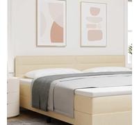 Lumanois Cabecero LED con Tiras LED con cabecera Crema 200 cm Tela,Mobiliario,Cabeceros y pies de Cama,12.1kg-3338011