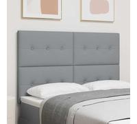 Lumanois Cabecero LED con Tiras LED con cabecera Gris Claro 160 cm Tela,Mobiliario,Cabeceros y pies de Cama,19.9kg-3338436