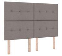 Lumanois Cabecero LED con Tiras LED con cabecera Taupé 144 cm Tela,Cabeceros y pies de Cama,18.3kg-3338427