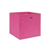 Lumanois Cajas de almacenaje 4 uds Tela no Tejida Rosa 28x28x28 cm,Casa y jardín,Productos del hogar,Cestas para almacenaje,1.7kg-325203
