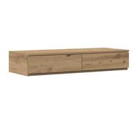 Lumanois Cajones de Cama con cajón Roble Artesanal 100 x 36,5 x 16,5 cm,Mesas,Mesitas de Noche,14.1kg-866914