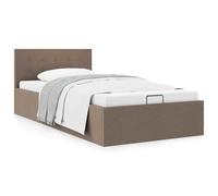 Lumanois Cama canapé hidráulica de almacenaje sin colchón Taupe 90x200cm,Mobiliario,Camas y somieres,32.7kg-285594