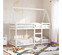 Lumanois Cama litera con Techo Madera Maciza de Pino 80x200 cm,Mobiliario,Camas y somieres,36.3kg-3282082