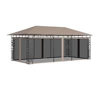 Lumanois Cenador con mosquitera Gris Taupe 6x3x2,73 m 180 g/m²,Casa y jardín,Jardín,Artículos de Exterior,Estructuras de Exteriores,Carpas y cenadores,47.35kg-312253