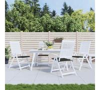 Lumanois Cojines de Silla de jardín 4 uds Tela Oxford Negro 50x50x4 cm,Casa y jardín,Cojines para sillas y sofás,1.01kg-314052