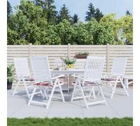 Lumanois Cojines de Silla de jardín 6 uds Tela a Cuadros Rojo 50x50x4 cm,Casa y jardín,Decoración,Cojines para sillas y sofás,1.33kg-314070