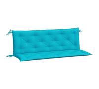 Lumanois Cojines para Banco de jardín 2 uds Tela Turquesa 150x50x7 cm, Casa y jardín Decoración Cojines para sillas y sofás, Turquesa, 4.1kg