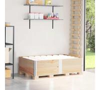 Lumanois Collares de palets 2 Unidades Madera Maciza de Pino 150x100 cm,Economía e Industria,Manipulación de Materiales,Plataformas de Carga y palés,23.7kg-4010305