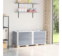 Lumanois Collares de palets 3 uds Madera Maciza de Pino Gris 150x50 cm,Economía e Industria,Manipulación de Materiales,Plataformas de Carga y palés,29.9kg-3295380