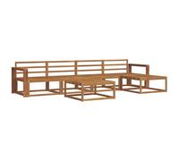 Lumanois Conjunto de sofás de Exterior 6 pcs Natural,Mobiliario,Conjuntos de Muebles,69.18kg-3367477