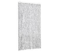 Lumanois Cortina antimoscas Chenilla Gris Claro y Gris Oscuro 100x200 cm,Casa y jardín,Decoración,Tratamientos de la Ventana,Mosquiteras para Ventanas,2.25kg-377397