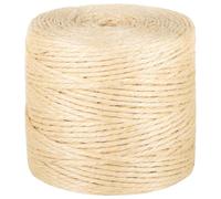 Lumanois Cuerda 100% sisal 4 mm 100 m,Cadenas,Alambre y Cuerda,Sogas y Cuerdas metálicas,1.18kg-155009