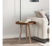 Lumanois Encimera Marrón Oscuro Ø 50 x 4 cm Madera de Roble Sólido,Mobiliario,Accesorios para mesas,Tableros para mesas,5.08kg-42016022