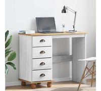 Lumanois Escritorio ASKIM 95 x 40 x 75 cm Madera de Pino Macizo,Mobiliario,Mobiliario de Oficina,Escritorios,17.2kg-4105450