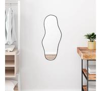 Lumanois Espejo de Pared Negro 70x30 cm,Casa y jardín,Decoración,Espejos,2kg-348265