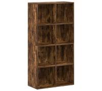 Lumanois Estantería/Aparador contrachapada Roble Ahumado 66x30x130 cm,Mobiliario,Librerías y estanterías,27.72kg-815249