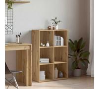 Lumanois Estantería/Aparador contrachapada Roble Artesanal 66x30x98 cm,Mobiliario,Librerías y estanterías,19.1kg-855827