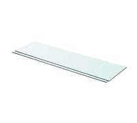 Lumanois Estantes 2 Unidades Panel de Vidrio Transparente 70x20 cm,Mobiliario,Estantes y estanterías,6.08kg-3051569