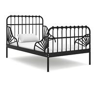 Lumanois Estructura Cama Extensible sin colchón Metal Negro 80x130/200cm,Mobiliario,Camas y somieres,21.9kg-324740