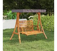 Lumanois Estructura Columpio y Techo Antracita Madera Curvada Color Teca,Casa y jardín,Jardín,Artículos de Exterior,Accesorios de Columpios para Porche,23kg-313938