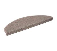 Lumanois Felpudos para escaleras 15 uds 65x21x4 cm Beige Oscuro Semicircular Grande,Casa y jardín,Productos del hogar,Alfombrillas para escalones,4.33kg-326902