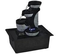 Lumanois Fuente para Interiores con luz LED de poliresina,Casa y jardín,Decoración,Fuentes y estanques,Fuentes y cascadas,1.3kg-242352