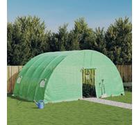 Lumanois Invernadero con Estructura de Acero Verde 24 m² 6x4x2,85 m,Casa y jardín,Jardín,Jardinería,Invernaderos,44.6kg-3188105