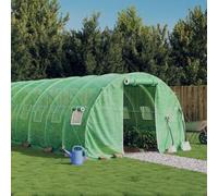 Lumanois Invernadero con Estructura de Acero Verde 30 m² 10x3x2 m,Casa y jardín,Jardín,Jardinería,Invernaderos,58.25kg-3188042