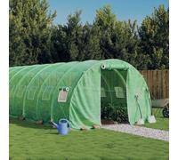 Lumanois Invernadero con Estructura de Acero Verde 54 m² 18x3x2 m,Casa y jardín,Jardín,Jardinería,Invernaderos,100.05kg-3188046