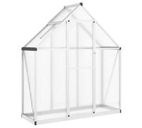 Lumanois Invernadero con Marco Base Aluminio Plateado 169x58x195 cm,Casa y jardín,Jardín,Jardinería,Invernaderos,16.75kg-4005816