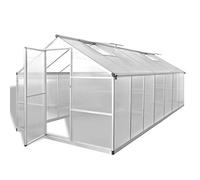 Lumanois Invernadero de Aluminio Gris Antracita 10,53 m²,Casa y jardín,Jardín,Jardinería,Invernaderos,54.2kg-43556