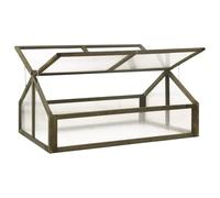 Lumanois Invernadero de Madera de Abeto Gris 114x80x50 cm, Casa y jardín Jardín Jardinería Invernaderos, Gris, 6.2kg